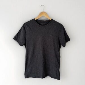 Allsaints Ramskull Heather Dark Grey Short Sleeve Tshirt Women’s Medium